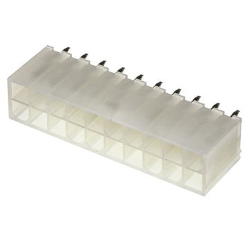 Molex 基板ヘッダ， 20極， 2列， ストレート， 電線対基板 4.2mm Mini-Fit Jrシリーズ 日本モレックス(molex)