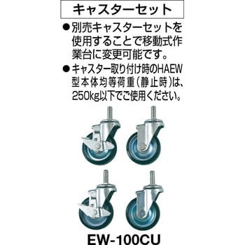 中量立作業台ダップ天板1200×750引出2段 TRUSCO