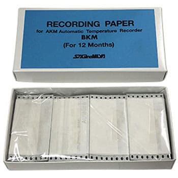 BKM-0620X(記録用紙) 記録用紙血液保冷庫専用 BKM-0620X 1個 アズワン