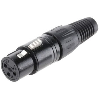 RS Pro XLRコネクタ メス 3極 ストレート 銀めっき RS PRO