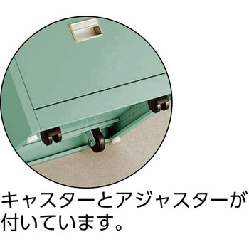 サイドキャビネットW色3段 TRUSCO