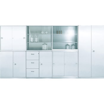 SUS304保管庫 H1800両開 TRUSCO