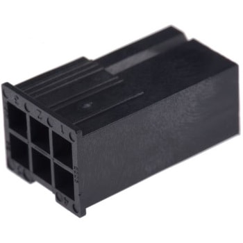 Molex コネクタハウジング オス 6極 2列 4.2mm Mini-Fit Jrシリーズ 日本モレックス(molex)