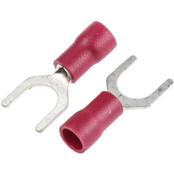 RS Pro Y形圧着端子， 赤 0.5 → 1.5mm2 22AWG to， 16AWG RS PRO