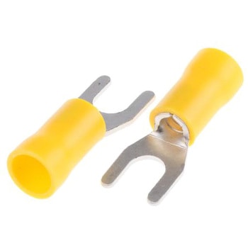 RS Pro Y形圧着端子， 黄 2.5 → 6mm2 12AWG to， 10AWG RS PRO