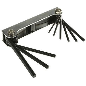537-754 RS Pro 折りたたみ式六角レンチセット 9本組 1セット RS PRO