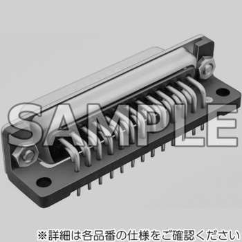 D-subコネクタアングルスルーホール型(プレスコンタクト) JAE(日本航空電子工業)