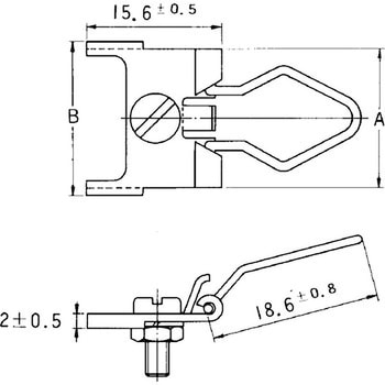 D-subコネクタスプリングロック装置 JAE(日本航空電子工業)