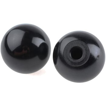 ノブ付ねじ RS Pro ボール 直径:32mm 黒 - RS PRO