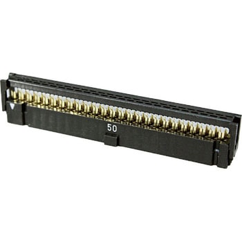 基板対電線接続用コネクタ 2.54mmピッチ PSシリーズ MILタイプ 圧接式ソケット 1.27mmピッチフラットリボンケーブル接続用 クローズドエンドタイプ JAE(日本航空電子工業)
