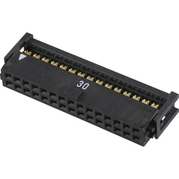 基板対電線接続用コネクタ 2.54mmピッチ PSシリーズ 圧接式ソケット 1.27mmピッチフラットリボンケーブル接続用 クローズドエンドタイプ JAE(日本航空電子工業)