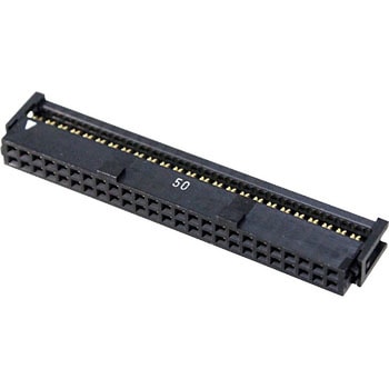 基板対電線接続用コネクタ 2.54mmピッチ PSシリーズ 圧接式ソケット 1.27mmピッチフラットリボンケーブル接続用 クローズドエンドタイプ JAE(日本航空電子工業)