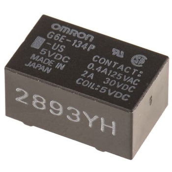 マイクロリレー (小型・高感度1極信号切換用リレー) G6E omron(オムロン)