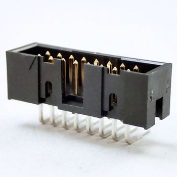 基板対電線接続用コネクタ PSシリーズ ボックスタイプピンヘッダ ライトアングルスルーホールタイプ JAE(日本航空電子工業)