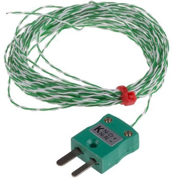 RS Pro 熱電対 Z2-K-5M-Plug IEC Kタイプ ミニチュアプラグ， -75℃ に +260℃ RS PRO