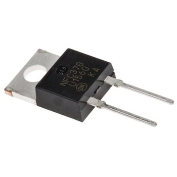 オンセミ， ファストリカバリー 整流ダイオード， 15A， 600V， 2-Pin TO-220AC ON SEMICONDUCTOR