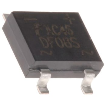 ON Semiconductor 整流用 ブリッジダイオード 単相 1.5A， 800V， 4-Pin SDIP ON SEMICONDUCTOR
