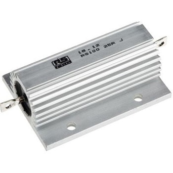 RS Pro 巻線型固定抵抗器，100W，25Ω，±5% RS PRO