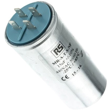 RS Pro ポリプロプレンコンデンサ(PP)，440V ac，15μF，±10% RS PRO