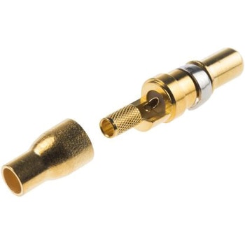 RS Pro Dサブコネクタ同軸コンタクト オス はんだ ニッケルの上に金めっき RS PRO