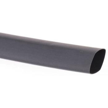 RS Pro 熱収縮チューブ， 収縮前 12.7mm， 収縮後 6.4mm， スリーブ長さ 30cm ポリオレフィン， 黒 RS PRO