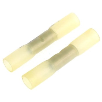 RS Pro 熱収縮バットスプライス， 収縮後 4 → 6mm， スリーブ長さ 42mm ポリオレフィン， 黄 - RS PRO