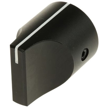 RS Pro アルミ製 ボリューム調整つまみ (ノブ) シャフト：6.4mm， 直径：19mm， x 高さ：25.4mm RS PRO