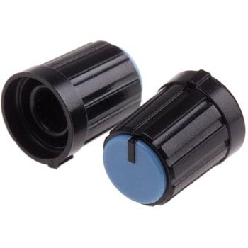 RS Pro ボリューム調整つまみ (ノブ) / ノブ用アクセサリ シャフト：6mm， 直径：13.3mm - RS PRO