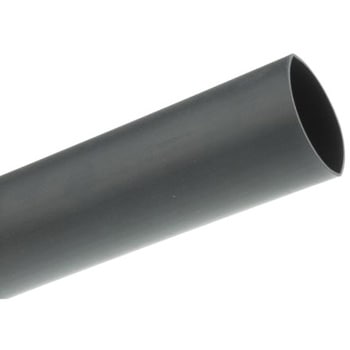 RS Pro 熱収縮チューブ， 収縮前 24mm， 収縮後 8mm， スリーブ長さ 1.2m ポリオレフィン， 黒 RS PRO