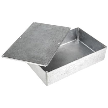 RS Pro アルミケース， アルミニウム ナチュラル， 222.1 x 145.9 x 55.9mm - RS PRO