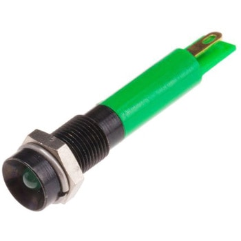 RS Pro LED表示灯， 緑 6mm， 12 V dc RS PRO