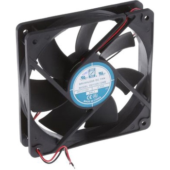 RS Pro DC 軸流ファン 120 x 120 x 25mm， 電源電圧：12 V dc (OD1225シリーズ) RS PRO