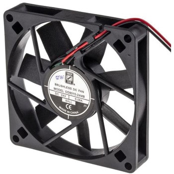 RS Pro DC 軸流ファン 80 x 80 x 15mm， 電源電圧：24 V dc (OD8015シリーズ) RS PRO