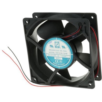 RS Pro DC 軸流ファン 120 x 120 x 38.5mm， 電源電圧：12 V dc (OD1238シリーズ) RS PRO
