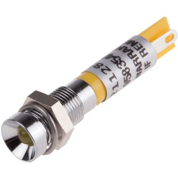 RS Pro LED表示灯， 黄 6mm， 12 V dc RS PRO