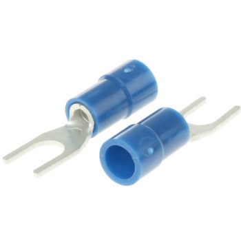 RS Pro Y形圧着端子 SVYS2-4， 青 1.5 → 2.5mm2 16AWG to， 14AWG RS PRO