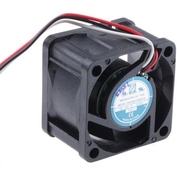 RS Pro DC 軸流ファン 40 x 40 x 28mm， 電源電圧：12 V dc (OD4028シリーズ) RS PRO