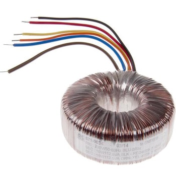 RS Pro トロイダルトランス，1次：230V ac，2次：2 x 15V ac，電力：225VA RS PRO