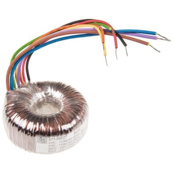 RS Pro トロイダルトランス，1次：115 V ac， 230 V ac，2次：2 x 15V ac，電力：30VA RS PRO