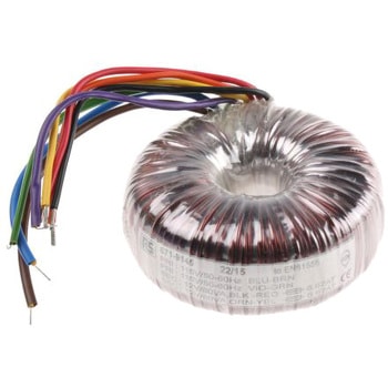 RS Pro トロイダルトランス，1次：115V ac， 230V ac，2次：2 x 12V ac，電力：160VA - RS PRO
