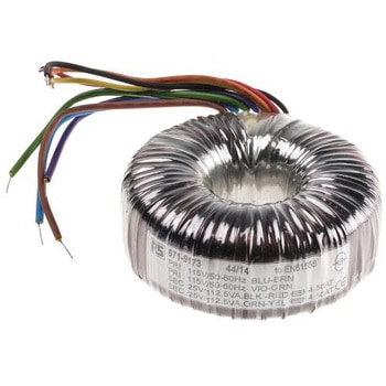 RS Pro トロイダルトランス，1次：115V ac， 230V ac，2次：2 x 25V ac，電力：225VA RS PRO