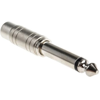 RS Pro A/Vコネクタアダプタ RCA 1 / 4インチ モノ RS PRO