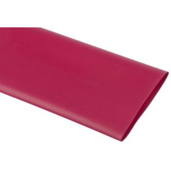 RS Pro 熱収縮チューブ， 収縮前 38.1mm， 収縮後 19.1mm， スリーブ長さ 1.2m ポリオレフィン， 赤 RS PRO