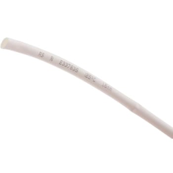 RS Pro 熱収縮チューブ， 収縮前 1.6mm， 収縮後 0.8mm， スリーブ長さ 10m ポリオレフィン， 白 RS PRO