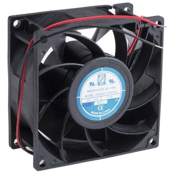 RS Pro DC 軸流ファン 80 x 80 x 38mm， 電源電圧：12 V dc (OD8038シリーズ) RS PRO
