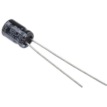 RS Pro アルミ電解コンデンサ 10V dc 100μF RS PRO