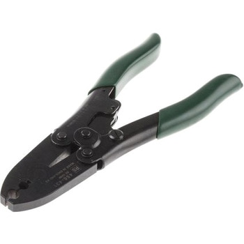 Ratchet crimp tool w/green handle，50ohm RS PRO