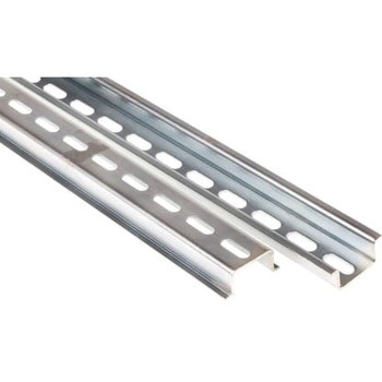 DINレール RS Pro トップハット(深い) 溝付き 500mm x 35mm x 15mm - RS PRO