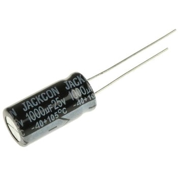 RS Pro アルミ電解コンデンサ 25V dc 1000μF RS PRO