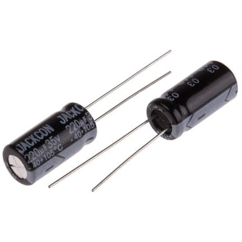 RS Pro アルミ電解コンデンサ 35V dc 220μF RS PRO